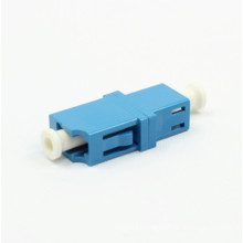 LC Singlemode Blue Simplex Fiber Optical Adapter Without Flange